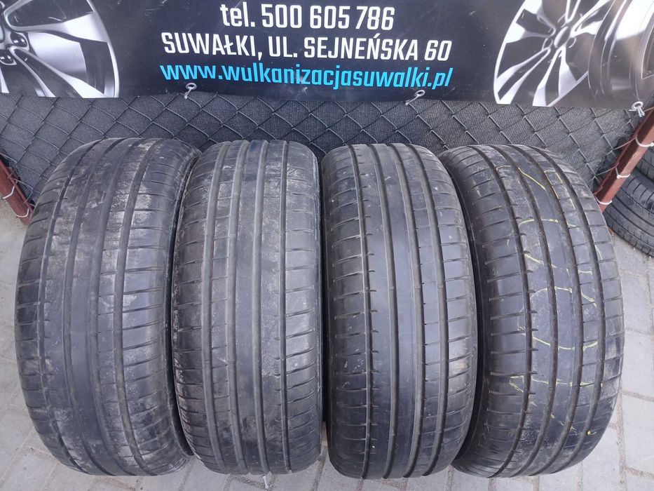 4x używane opony letnie 225/55 R17 Dunlop Gwarancja Montaż