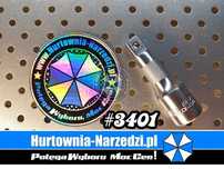 Przedłużka 1/2" 75mm Cr-V przedłużka do kluczy przedłużka 75mm