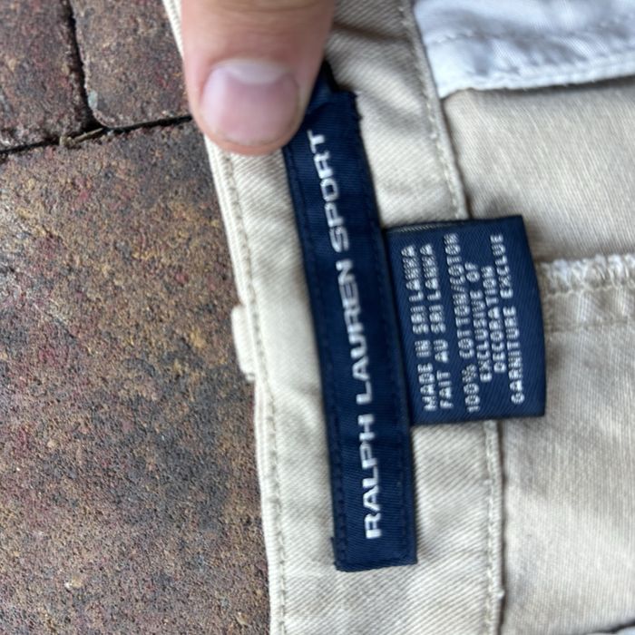 Szorty Damskie Spodenki Polo Sport Ralph Lauren 40 L Kremowe Bawełna