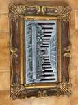 Quadro com relevo