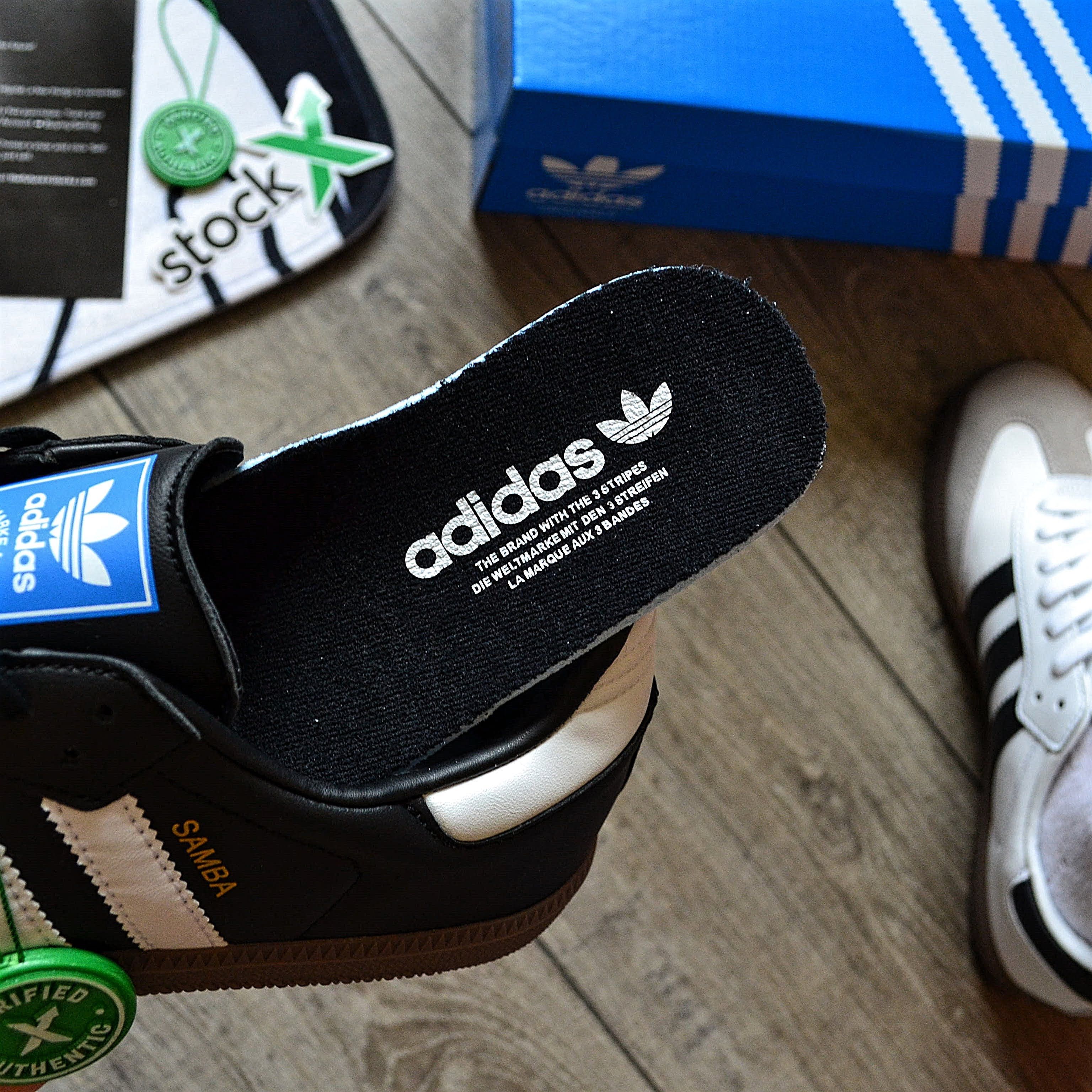 Мужские кроссовки Adidas Samba OG 'Black\White\Gum' Размеры 39-45