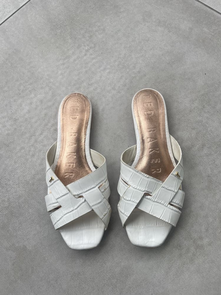 Ted Baker klapki skórzane skóra 36/37