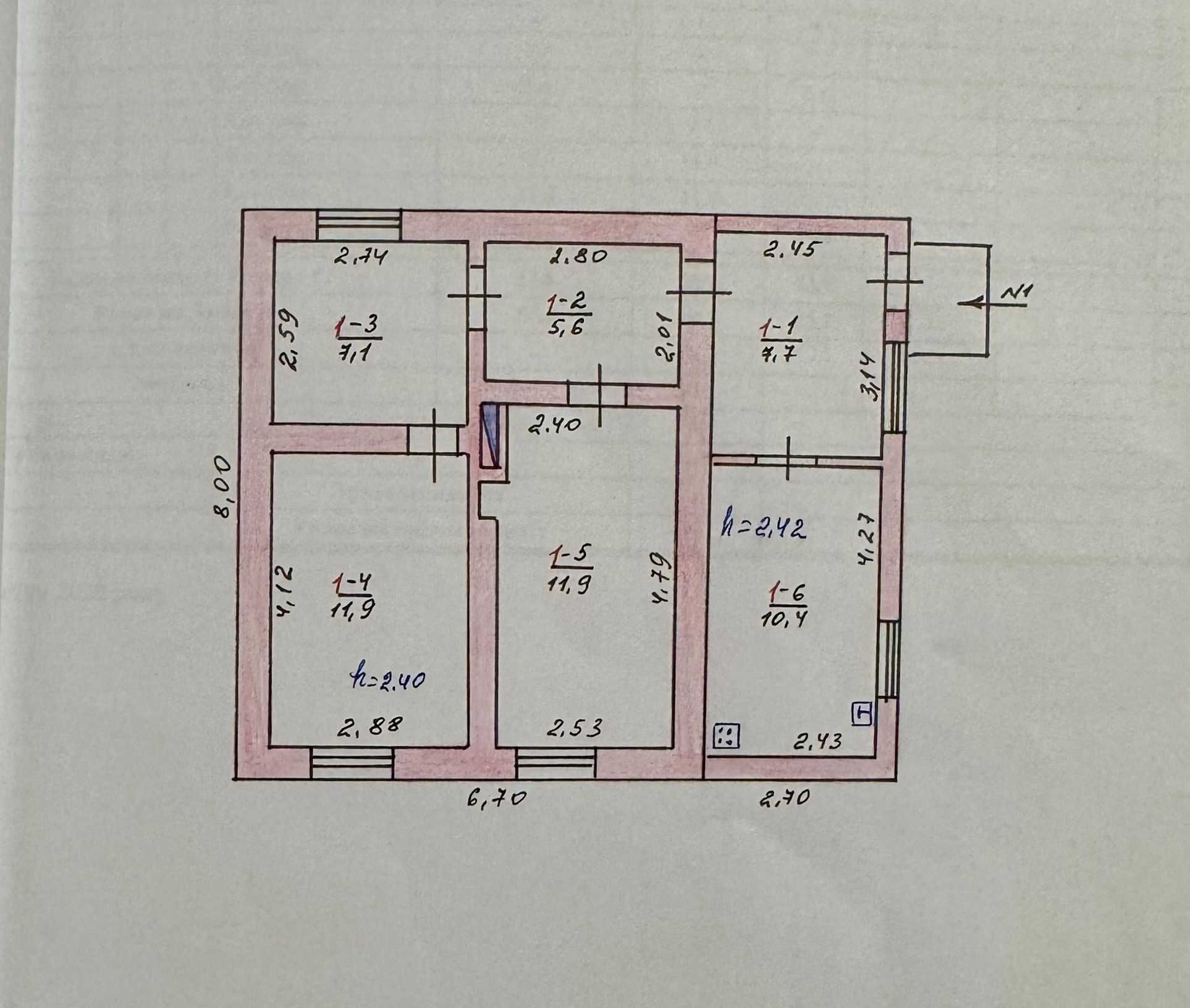 Продаю будинок в с. Благодарівка, 20 км. від м. Миколаїв. Ц5