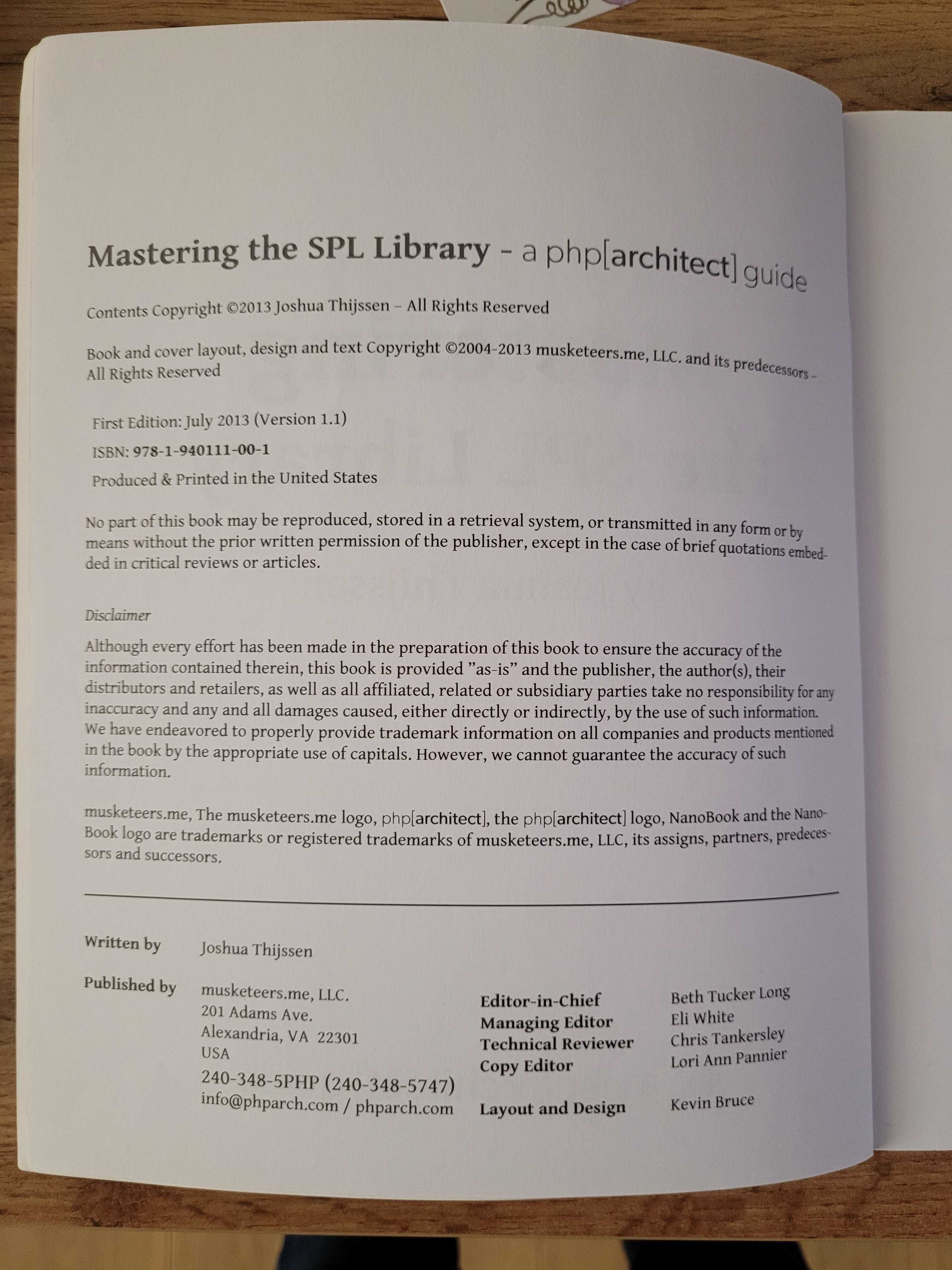 Mastering the SPL Library  by Joshua Thijssen