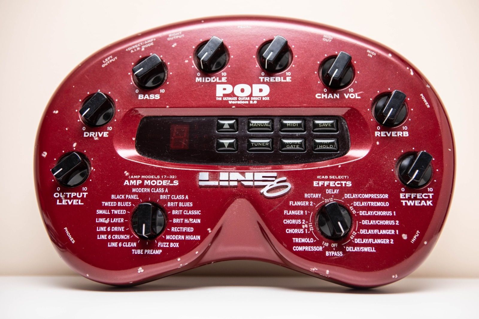 Multiefek Line 6 POD 2.0 gitarowy, gitara