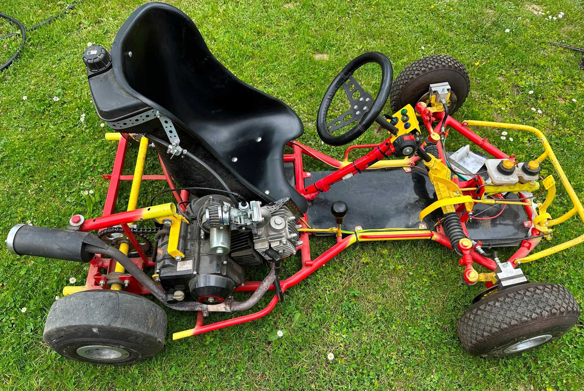 Gokart - oryginalna rama, silnik 4- suwowy 125 cm