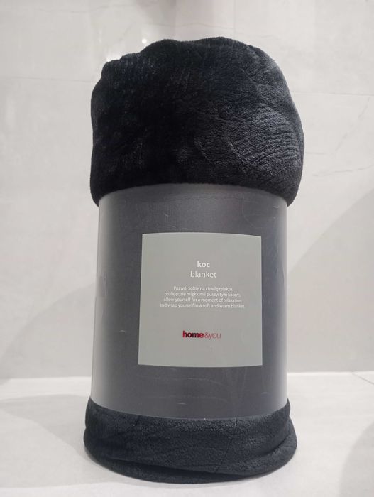 Home&You nowy koc 150x200cm luksusowy polar liście