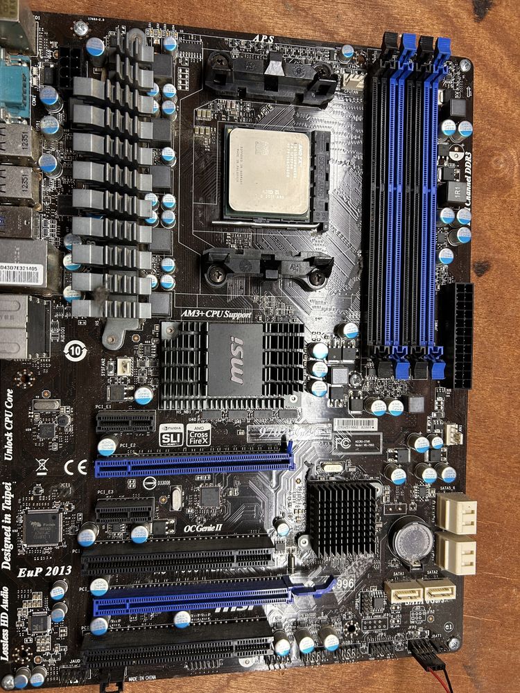 Plyta główna MSI 970A A46 +procek+RAM+chłodzenie