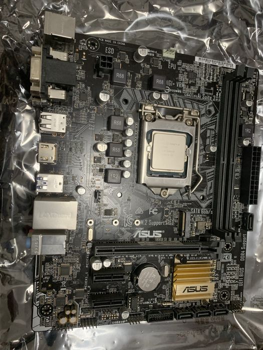 Материнская плата ASUS H110M-A/M.2 с процессором Intel core i5 6500