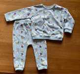 Komplet dresowy 86 cm Królik Bugs Kaczor Daffy Tweety 12-18 mcy George