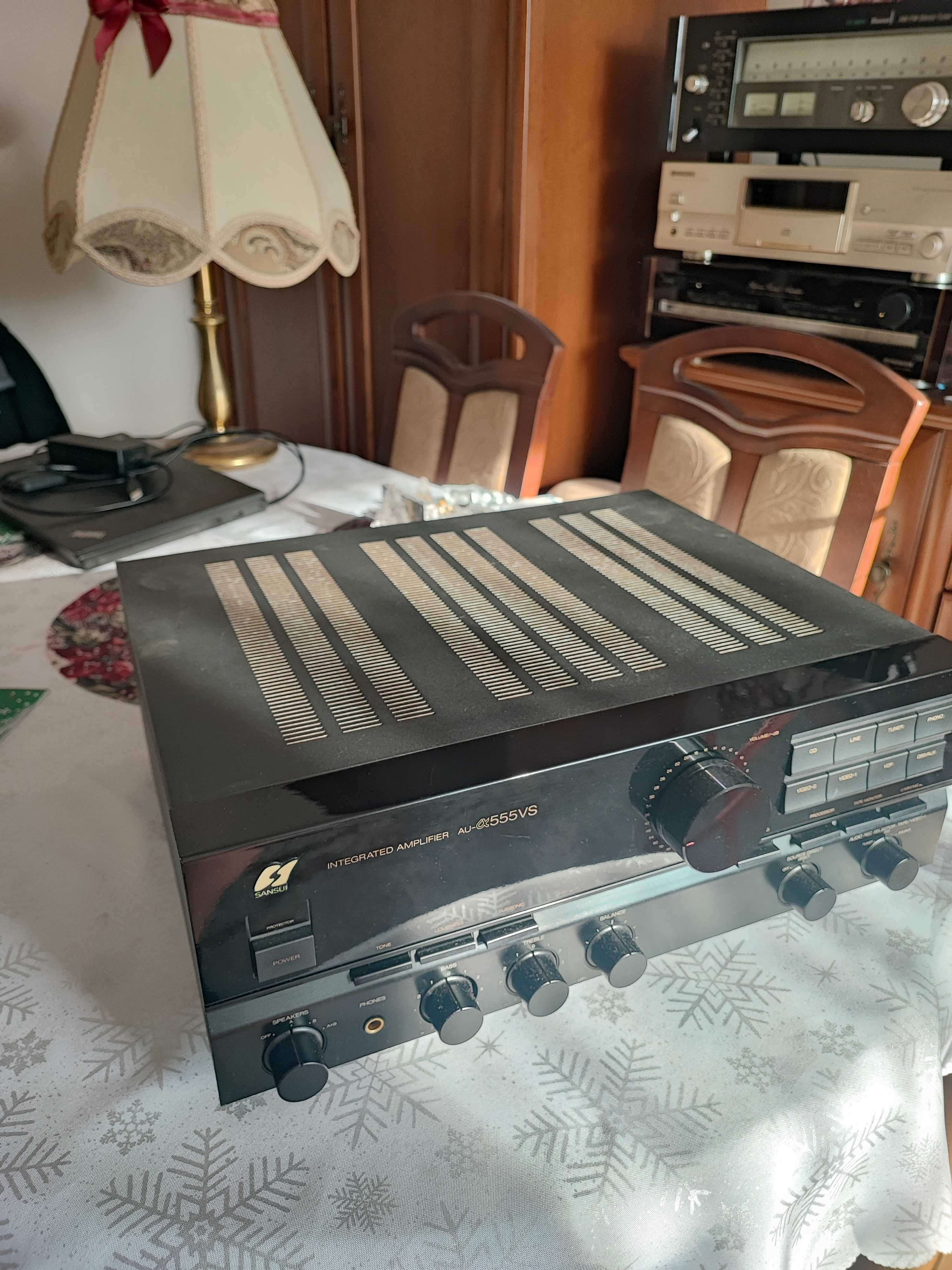 Sansui AU Q 555 Vs wzmacniacz pilot
