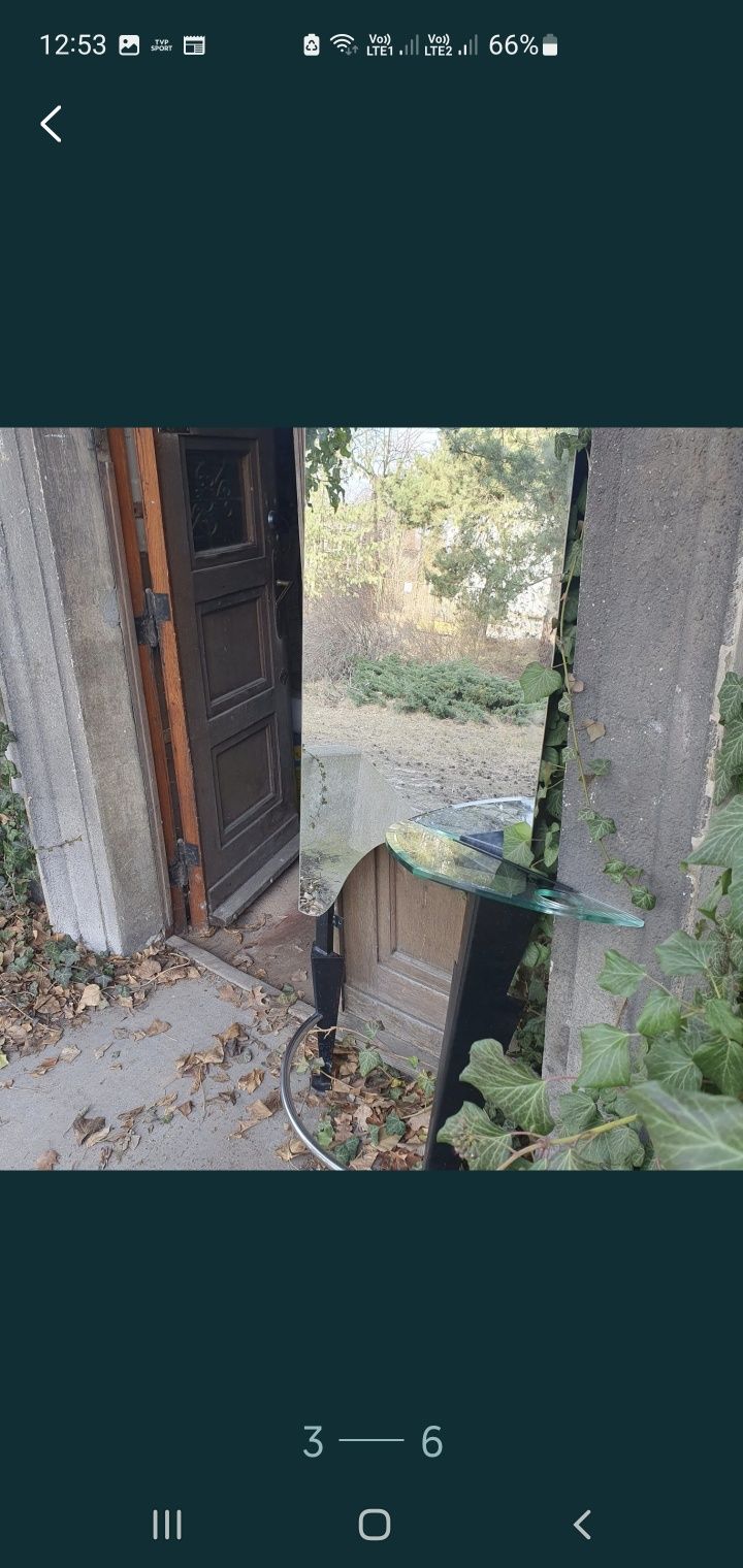 Konsola lustro fryzjerskie