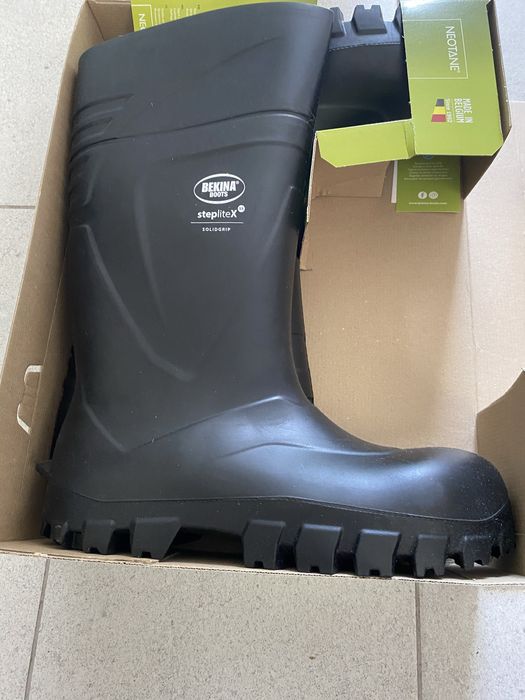 Kalosze ochronne BHP z blacha