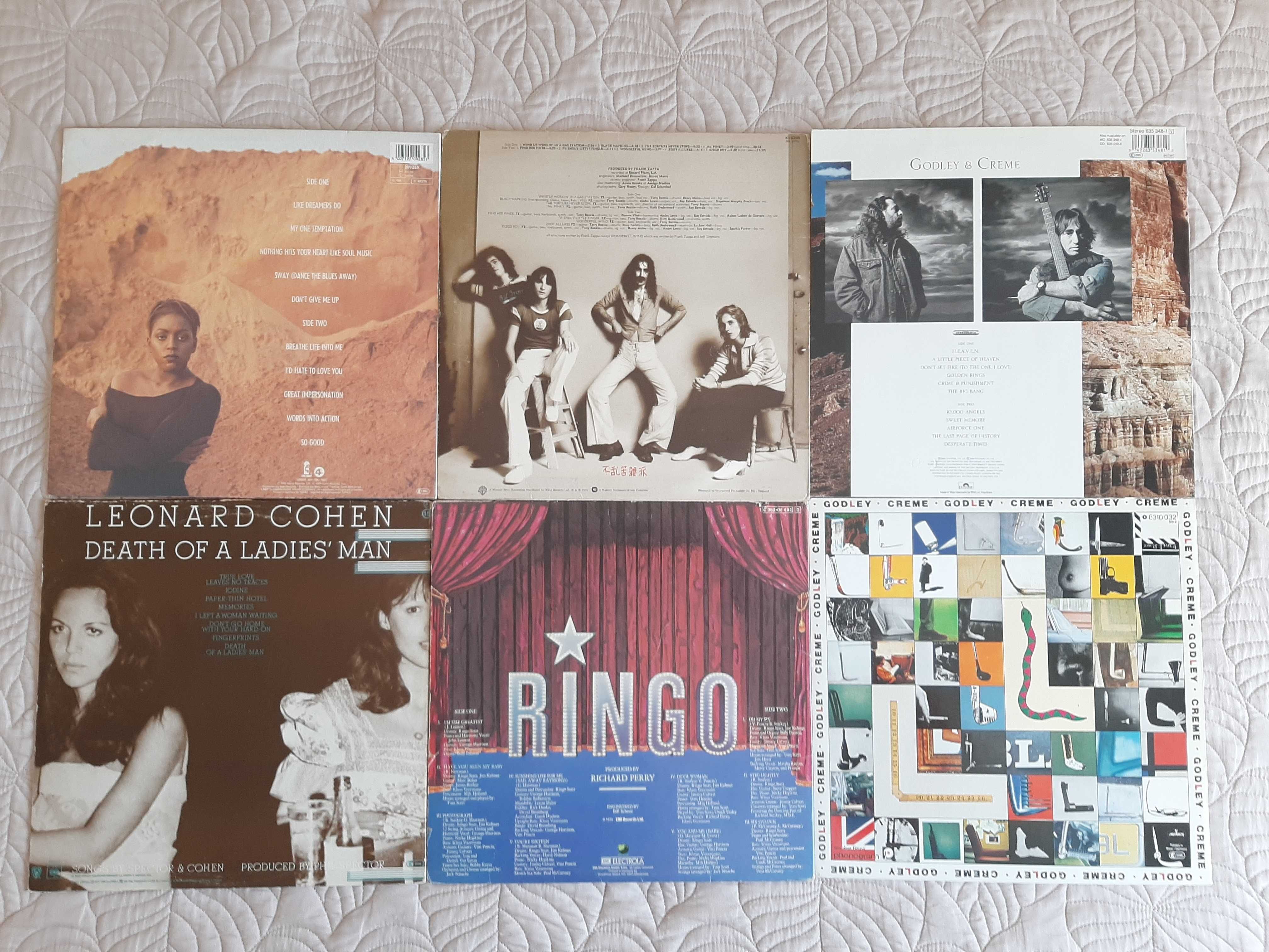 Mica Paris–Leonard Cohen–F. Zappa–Ringo Starr-Godley & Crème– Vinil LP