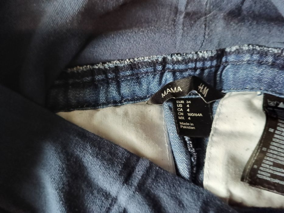 Spodnie ciążowe 3 pary r34