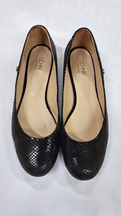 Baleriny 38 skóra ryłko