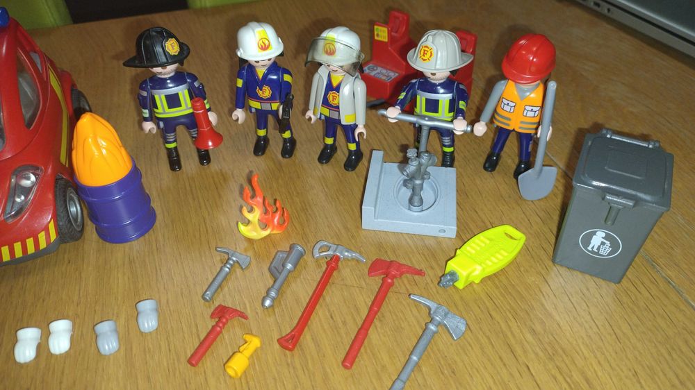 playmobil skuter sniezny straz pożarna rycerze pirat rower budowlaniec