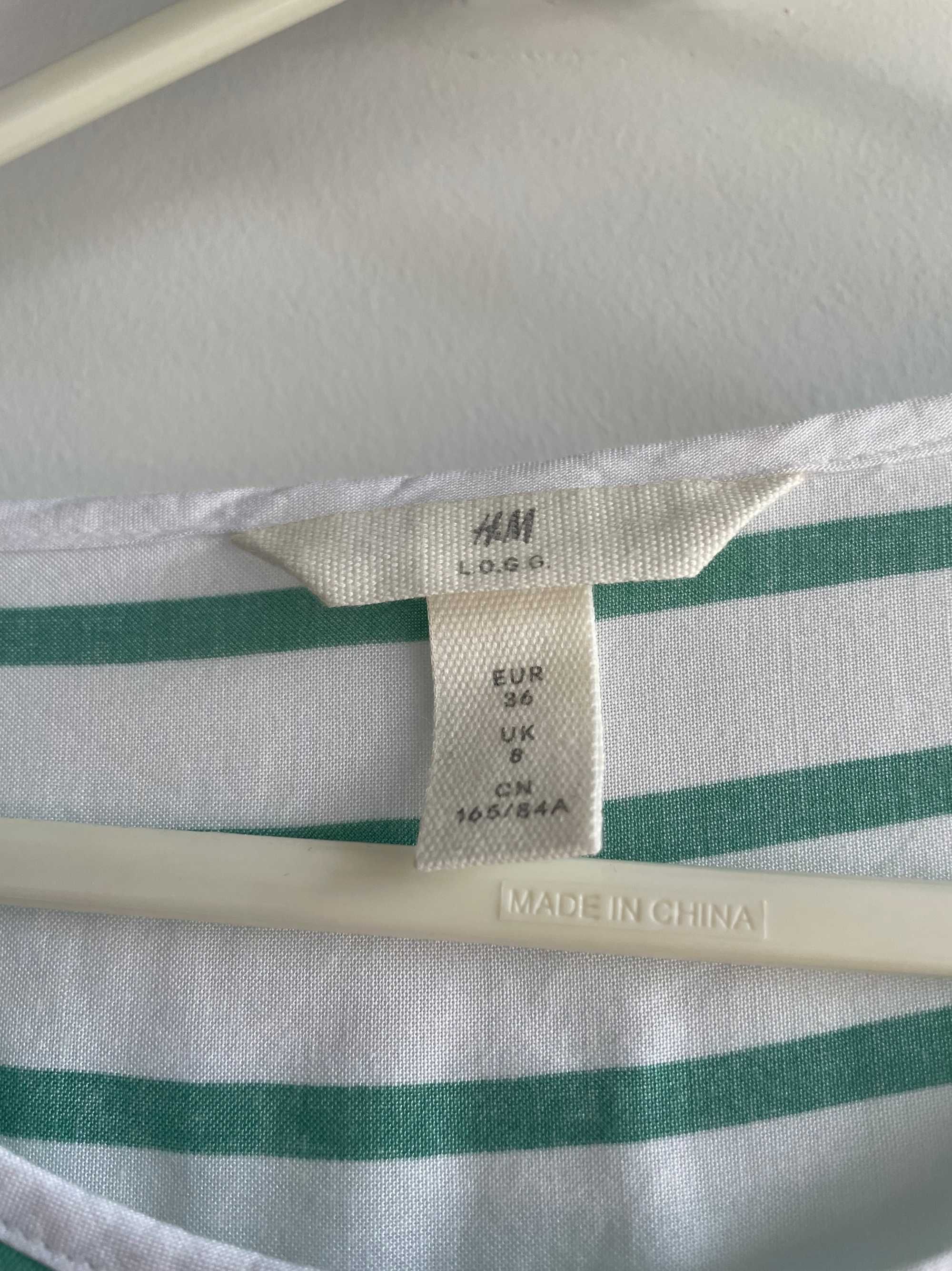 HM basic letnia koszulka w paski S NOWA
