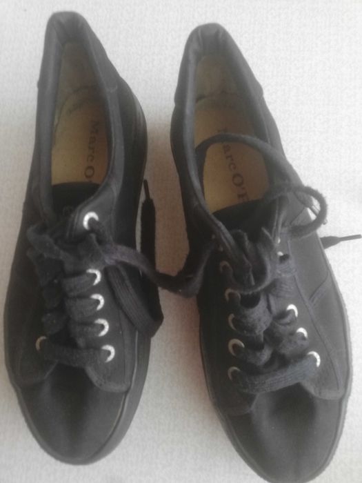 Туфли мужские тканевые на толстой подошве