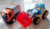 Pojazdy dziecięce Traktor-Koparka , Śmieciarka z koszem