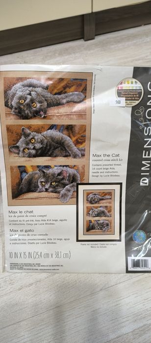 Набір, хрестик, нитки, бісер, чарівна мить, dimensions