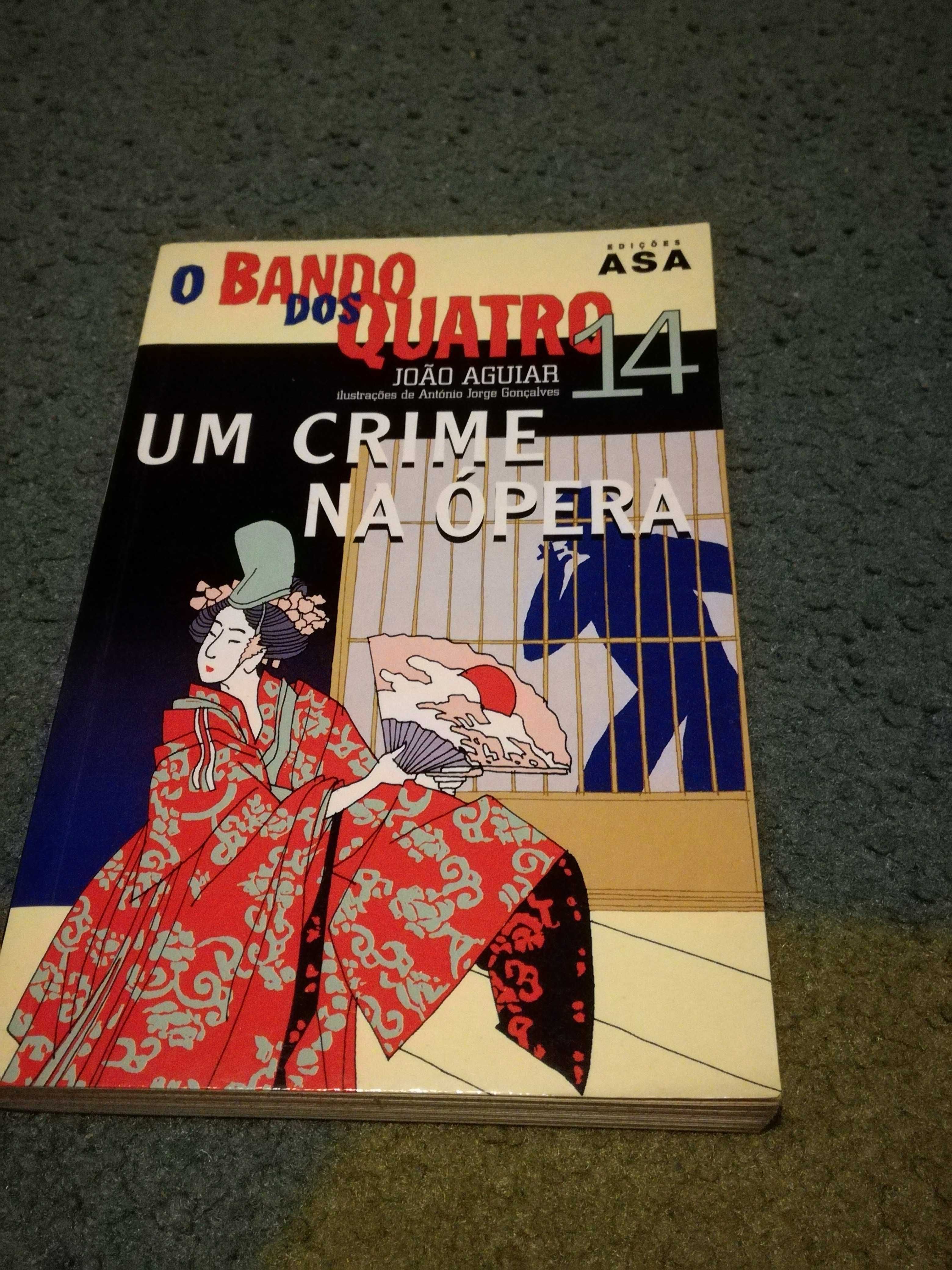 Livro Um crime na ópera, de João Aguiar