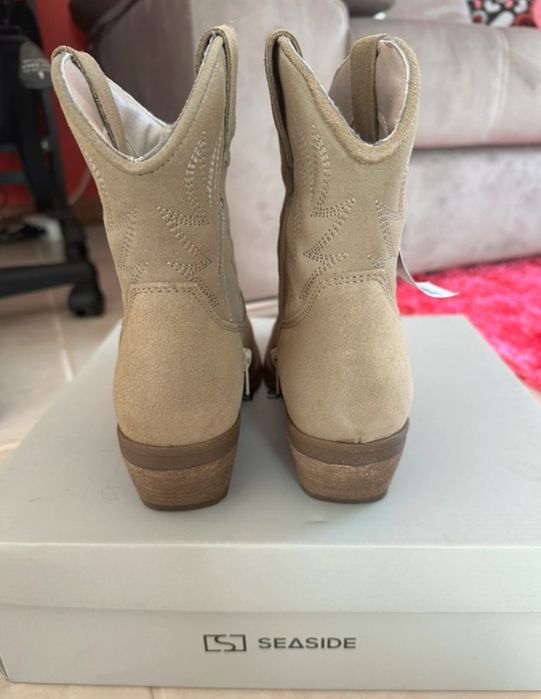 Botins bejes camurça Seaside 37