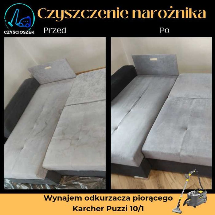 Wynajem Wypożyczenie Odkurzacz Piorący Karcher Puzzi 10/1 Kielce