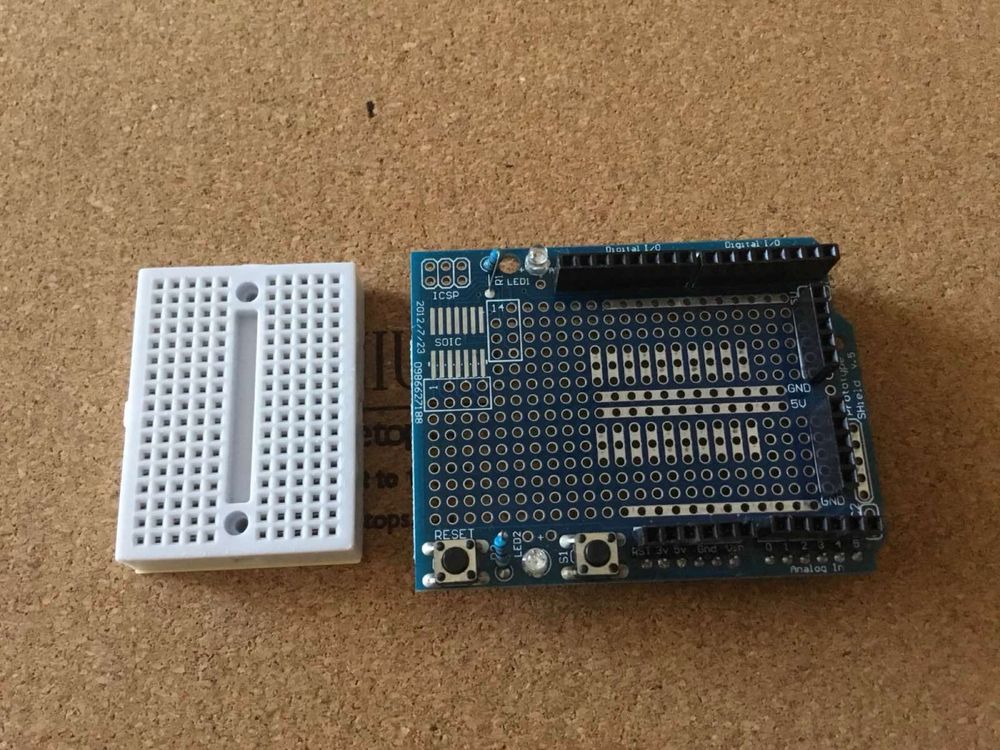 Шилд расширения ProtoShield для Arduino Uno