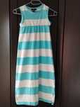 GapKids 116/122 sukienka długa maxi w pasy na lato bez rękawów