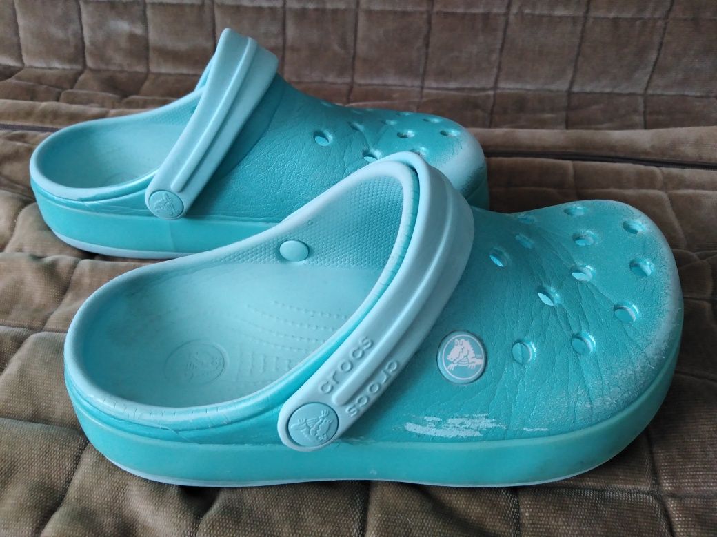 Klapki Crocs Crocband 33/34 J2 Ice Pop Clog Ice Blue