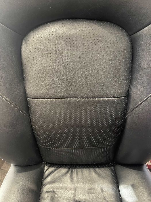 Poltrona de escritório, pele sintética - Preto