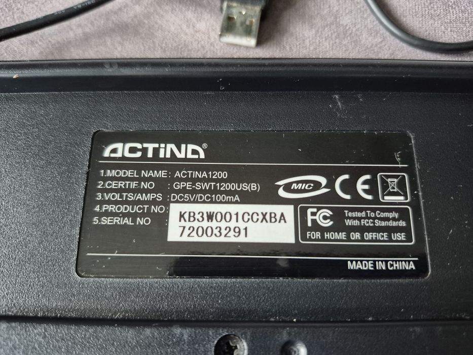Klawiatura USB Actina