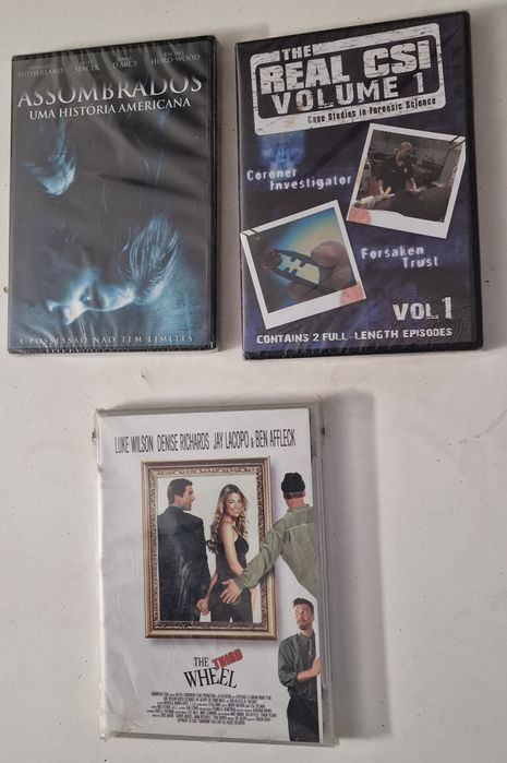 Filmes DVDs novos selados