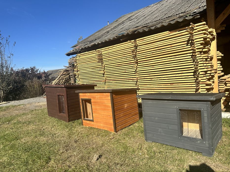 Виготовлення будок для собак різних розмірів