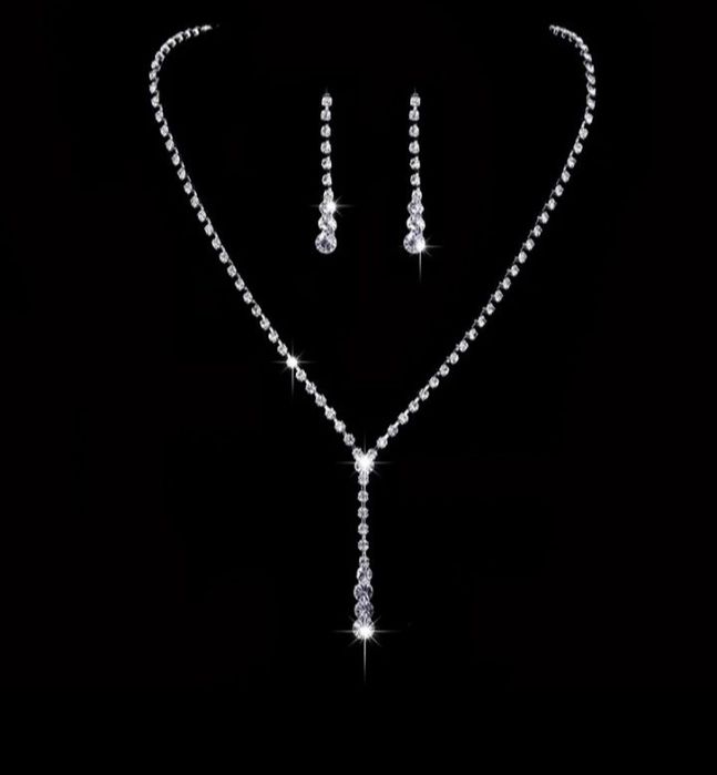 Колье и серьги - комплект новый