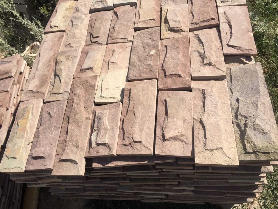 Камінь бут цоколь плитку соломка одиничка парапети ростована плитка