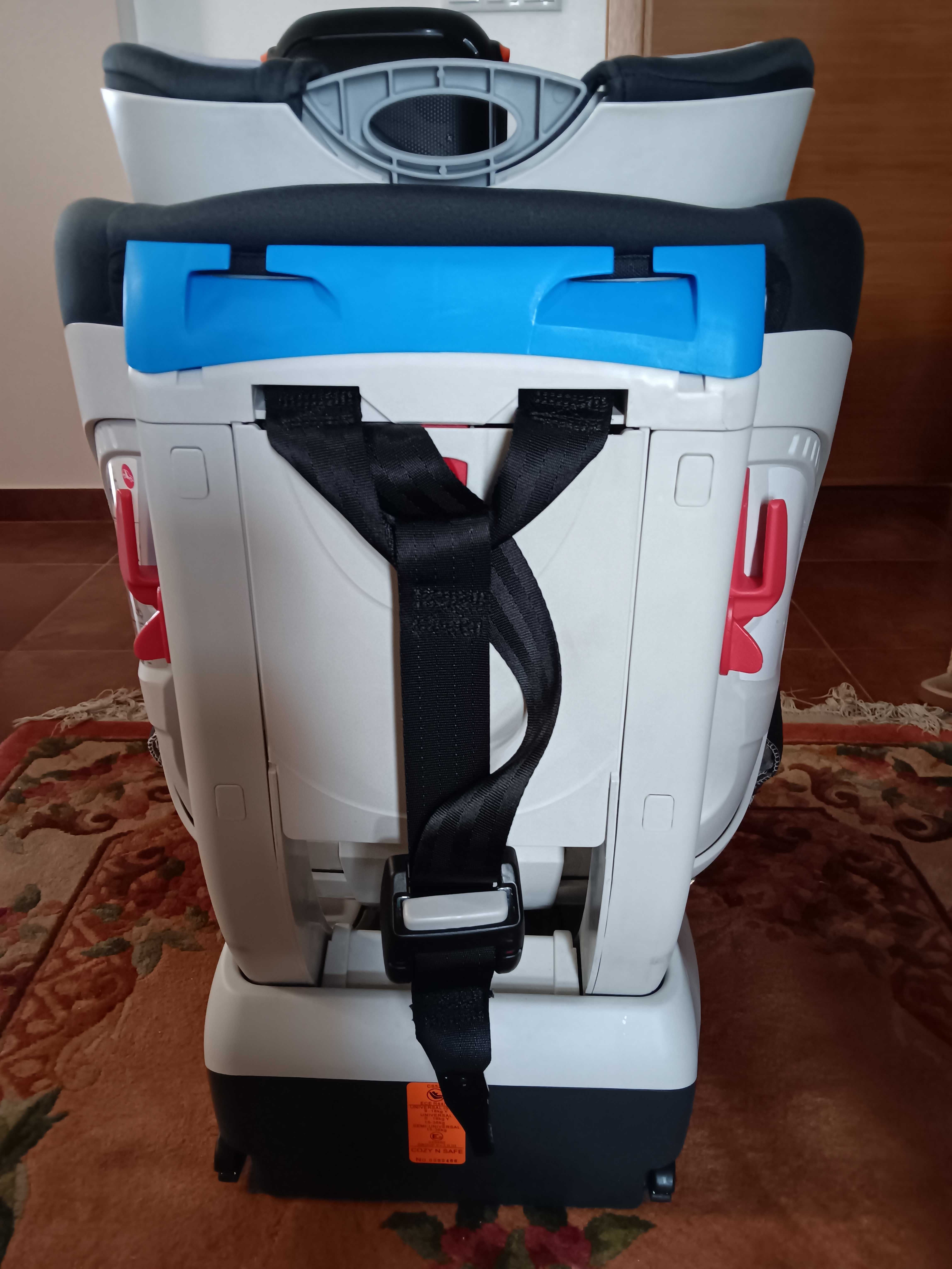 Cadeira auto  com sistema de isofix.