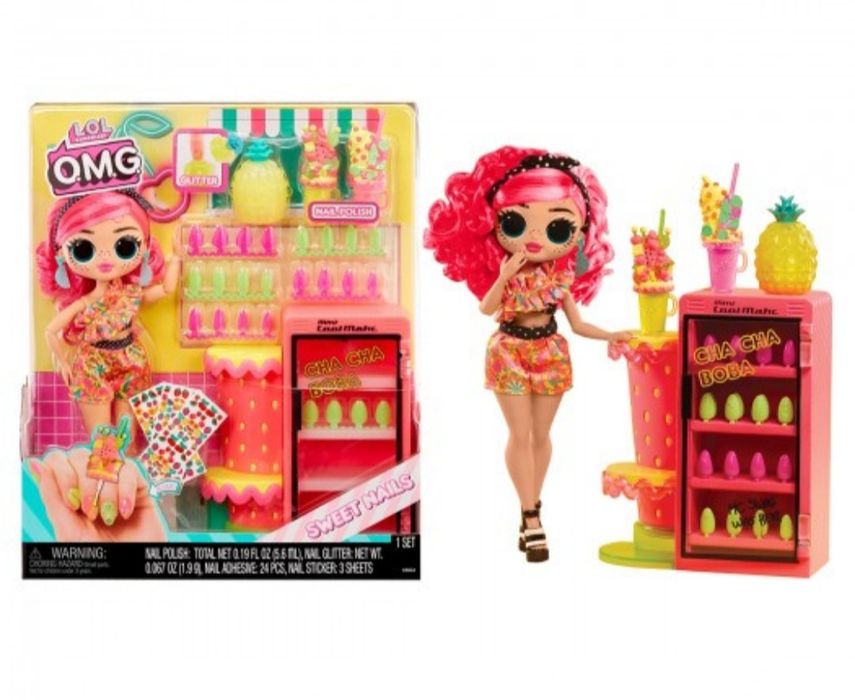 Лялька LOL Surprise OMG ЛОЛ ОМГ Цукерка Бон Sweet Nails Candylicious