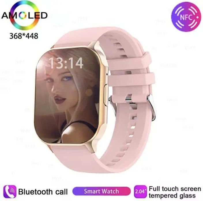 Стильные смарт часы 2024. AMOLED.