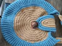 Mala de crochet artesanal