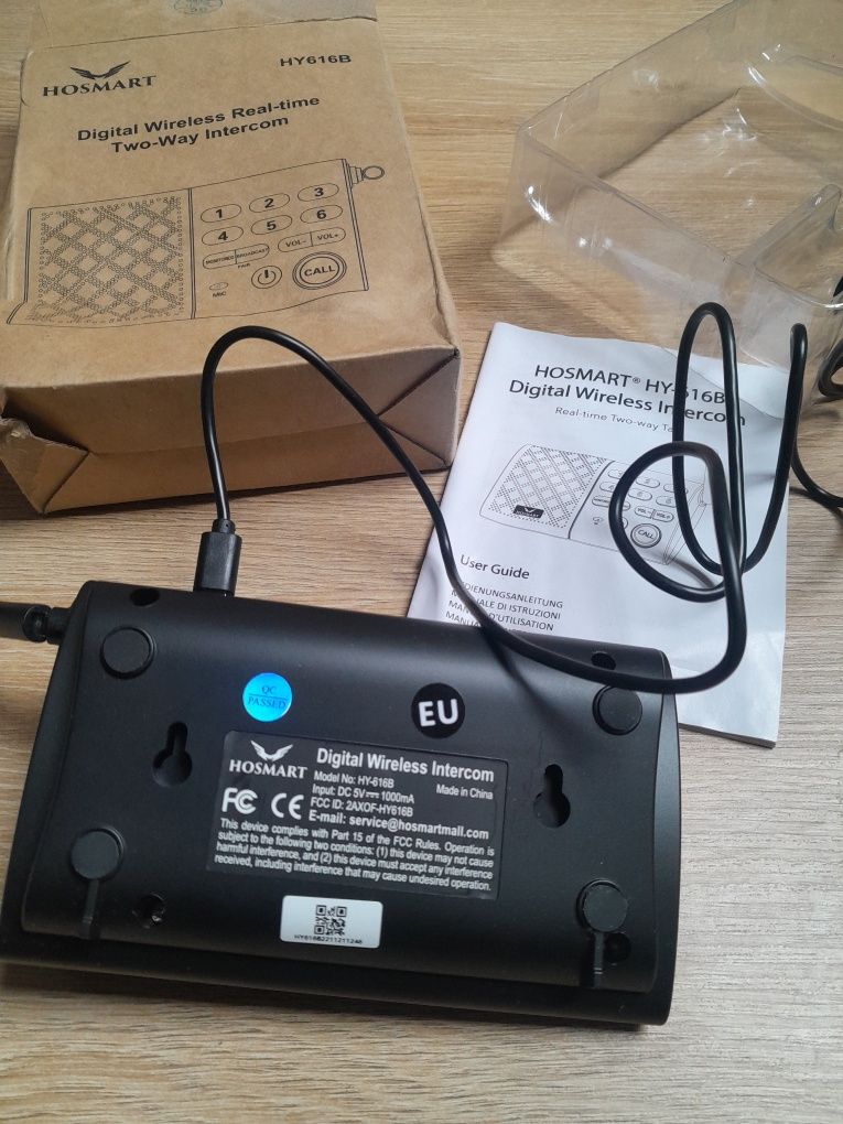 Hosmart bezprzewodowy intercom hy616b