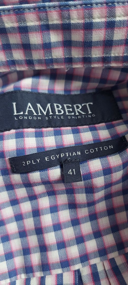 Koszula męska w kratkę Lambert