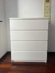 Malm 4 gavetas 80×48×100