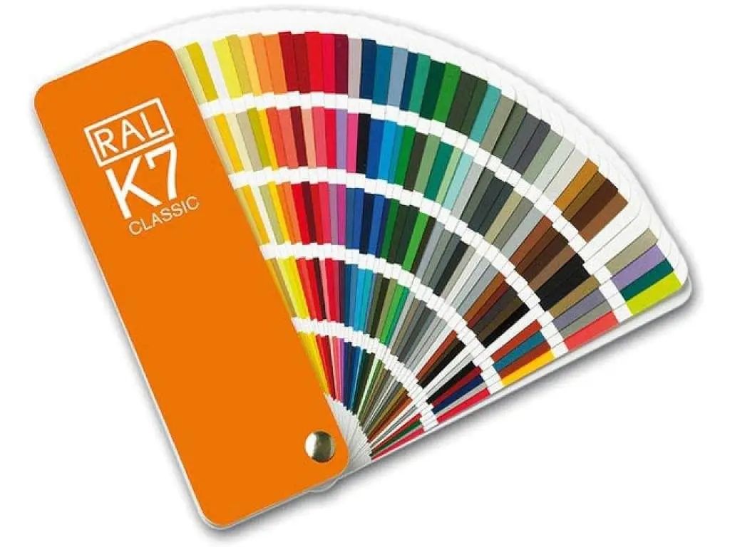 Оригинальный Каталог цветов RAL K7 Classic 215 цветов и оттенков