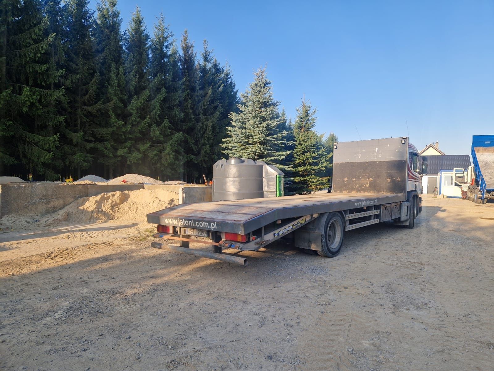 Scania P94 autolaweta pomoc drogowa