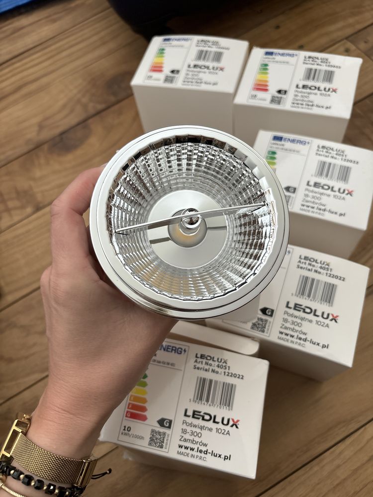 Żarówka LED AR111 10W =100W BIAŁA NEUTRALNA GU10 45st