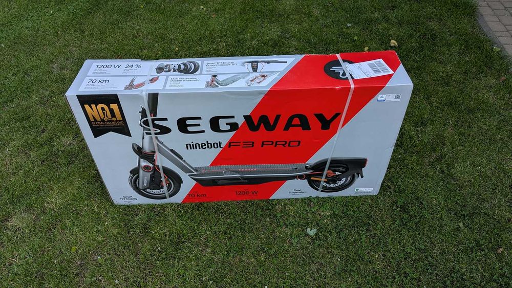 Hulajnoga elektryczna SEGWAY Ninebot F3 Pro D, 70km, 1200W