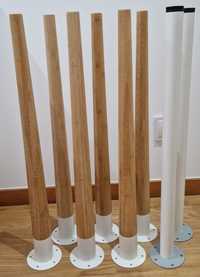 Pernas cónica, bambu, 70 cm