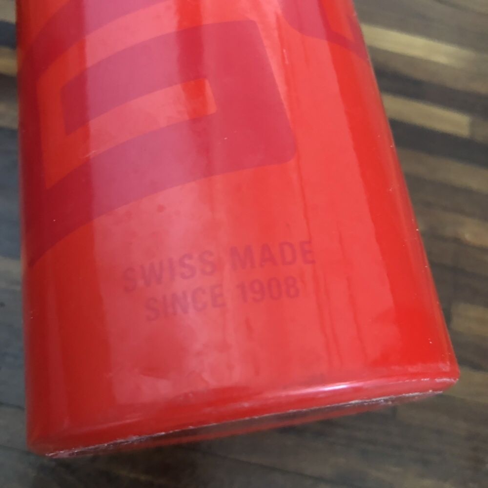 SIGG 0,5L Swiss 1908 butelka bidon rower aluminiowy czerwony lekki